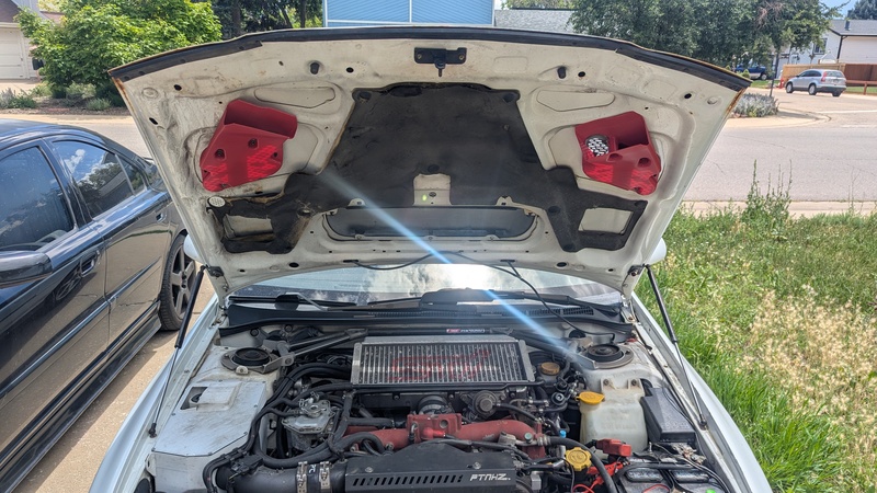 Subaru Hood Vent Duct Pair - Early 2000's Era GC8/GF8 2.5RS Impreza Outback Forester